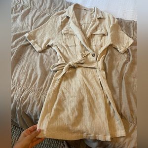 Free people linen cotton dress